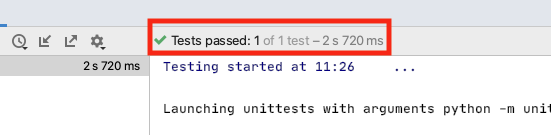 Running tests properly